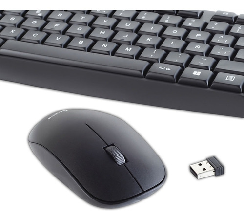Imagen 3 de 6 de Combo Kit Teclado Y Mouse Inalambrico Español Ñ Pc Notebook
