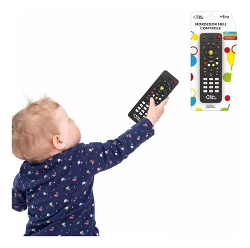 Brinquedo P/ Bebê Morder Imita Controle Televisão Livre Bpa