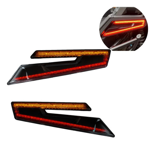 Luz De Freno Ahumado Faro Stop Polaris Rzr Pro Xp 2020-2023