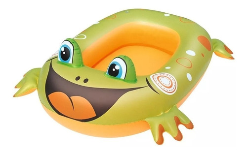 Bote Inflable Salvavidas Flotador Bebe Niño Rana O Ballena