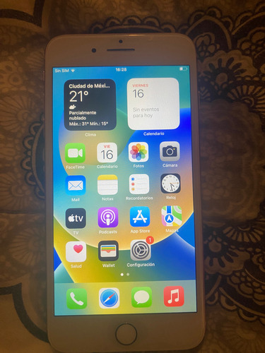 Celular iPhone 8 Plus Color Rosa Tenue Muy Bonito (Usado)
