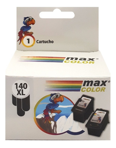 Cartucho Maxcolor Negro Compatible Canon Mg4210 Pg-140 Xl