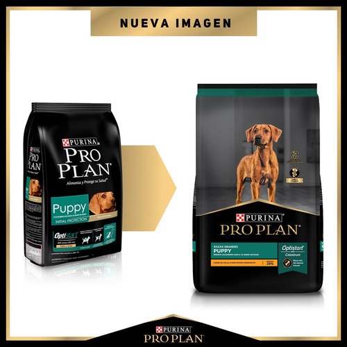 Alimento Pro Plan OptiStart Pro Plan OptiStart Puppy para cachorro de 3.5kg para perro cachorro de raza grande sabor pollo en bolsa de 3kg