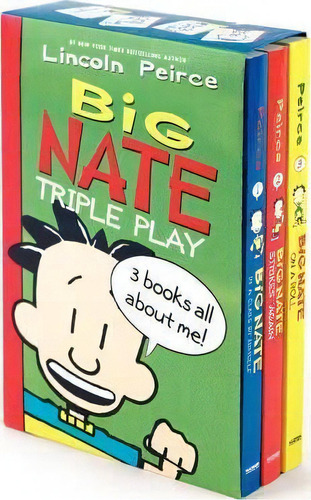 Big Nate Triple Play : Big Nate In A Class By Himself/big Nate Strikes Again/big Nate On A Roll, De Lincoln Peirce. Editorial Harpercollins, Tapa Blanda En Inglés