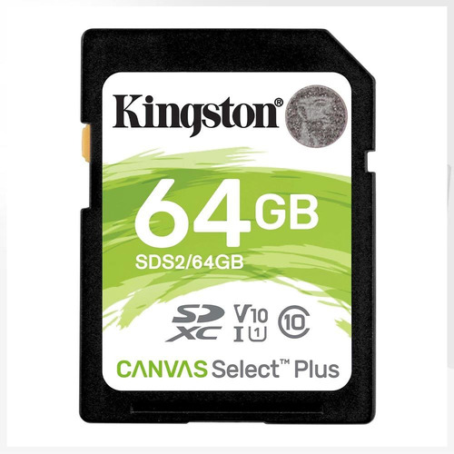 Tarjeta Sd Kingston Canvas Select Plus Clase 10 U1 64gb