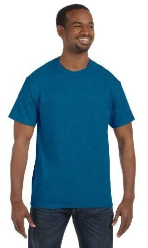 Camiseta Clásica De Algodón Pesado Gildan Para Hombre, Zafir