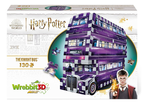 Wrebbit3d - Harry Potter ' Mini Rompecabezas 3d Del Autobús 
