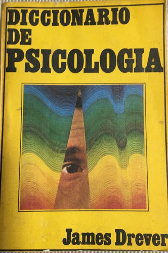 Libro Diccionario De Psicologia James Drever Ed.cepe