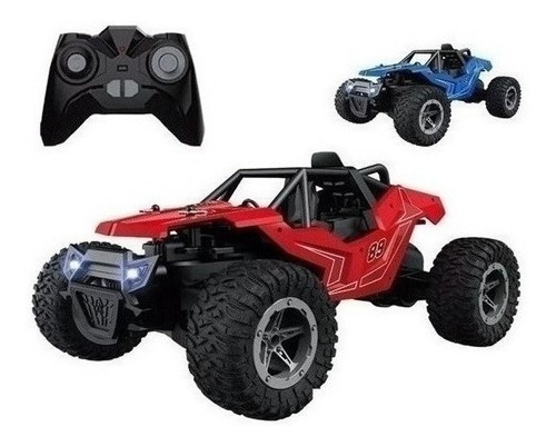 Auto A Radio Control Remoto Recargable Monster Jeep Usb Luz