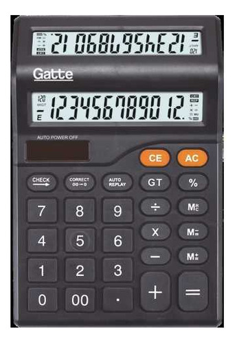 Calculadora De Mesa 12 Dig Duplo Visor Make Mais