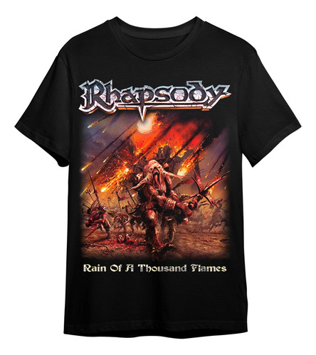 Polera Rhapsody - Rain Of A Thousand Flames - Holy Shirt