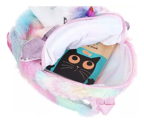 Mochila Peluche Plush Unicornio Kawai