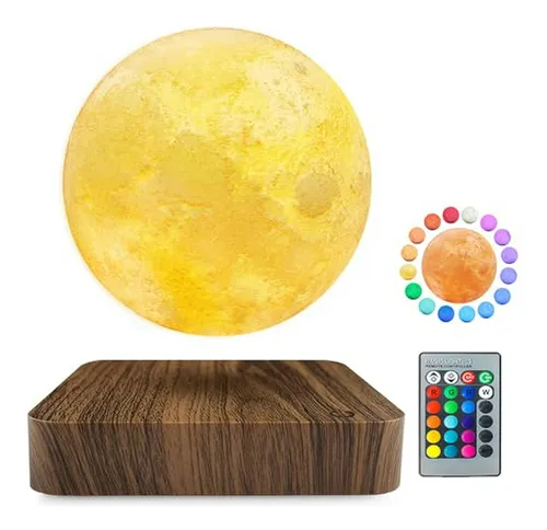 comprar Lámpara Luna Flotante Levitante 16 Colores Control Remoto