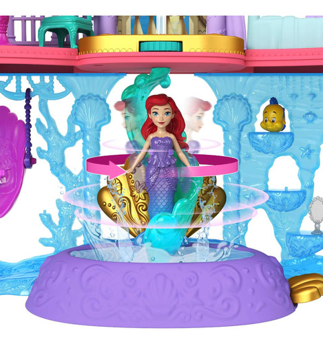 Disney Princesa Castillo Apilable De Ariel Tierra Y Mar