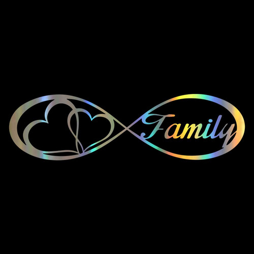 Meitinalife Infinity Family Love Funny Car B085mszg2b_080424