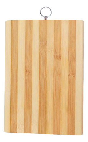 Tabla Para Picar De Madera Bamboo Con Aro 30x20 Cm 