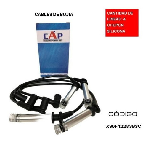 Cables De Bujia Ford Fiesta Max 1.6l