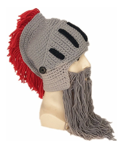 Gorro De Lana De Caballero Romano Medieval Vintage Barba