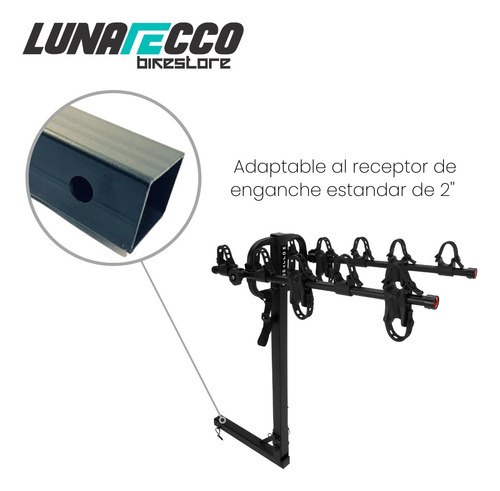 Rack Tiron Portabicicletas Hollywood 3 Bicicletas Original