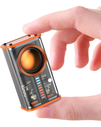 Altavoz Bluetooth Tws Transparente Mini Con Luces Led
