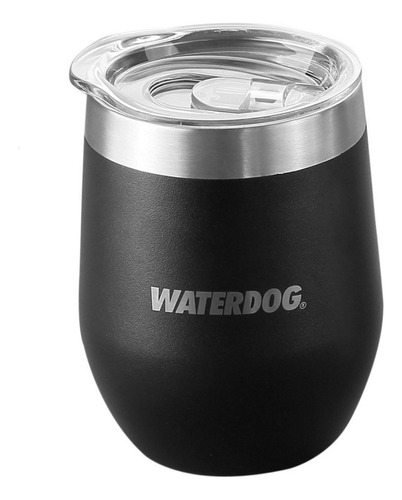 Vaso térmico Waterdog Copon 350 color negro 350mL
