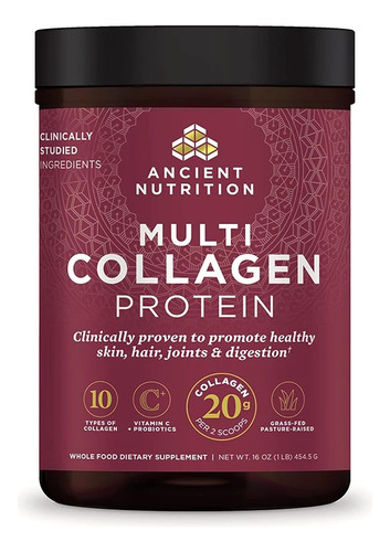 Ancient Nutrition Multi Collagen Protein Colágeno 454gr