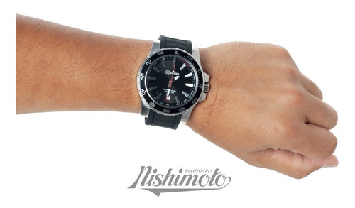 Relógio X-games Masculino Xmsp1015 P1px Preto Aço
