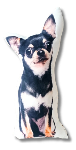 Cojín Con Forma  Marca Orbelane Modelo Chihuahua Negro