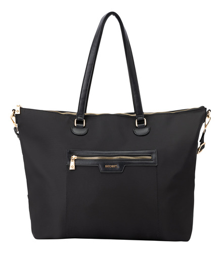 Cartera Tote Secret Zurich Fw24 Negro L