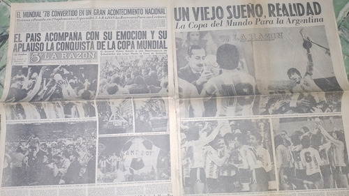 Diario La Razon * Argentina Campeon Del Mundo - 1978