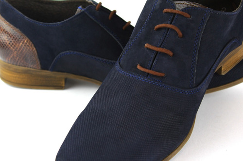 Zapatos Hombre Oxford Casuales Piel Cuero Genuino Suaves