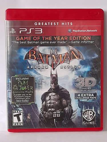 Batman: Arkham Asylum Ps3 