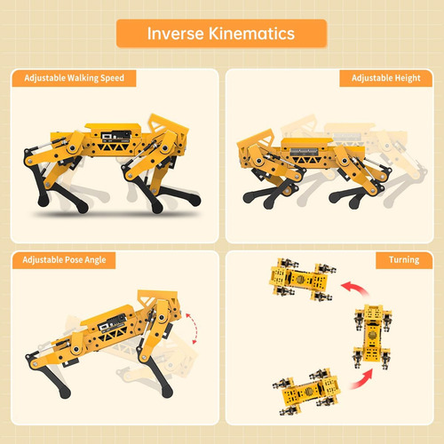 Mechdog Robot Dog Para Arduino Scratch Python