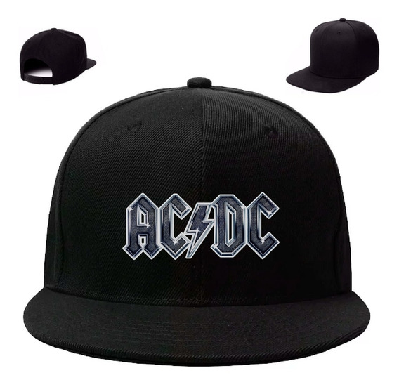 A ACDC Back In Black Cowboy gorra cómoda gorra negra gorra de béisbol ajustable adulto N 