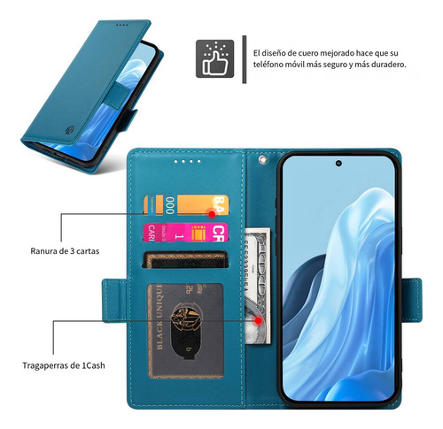 Funda Tipo Cartera For Huawei Magic 5 Lite/x8b 4g/x8c Con