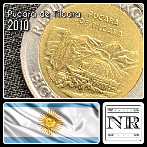 Argentina - 1 Peso - Año 2010 - Cj #6.22 - Pucara De Tilcara