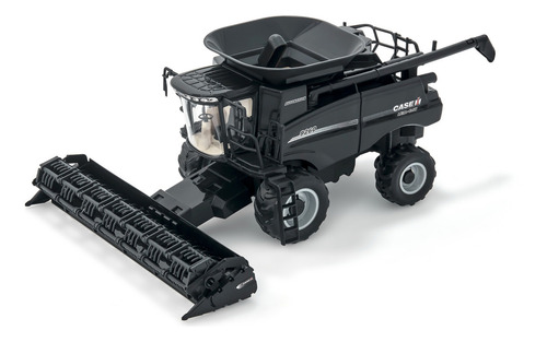 Brinquedo Trator Colheitadeira De Grãos Axial Miniatura Case Cor Preto
