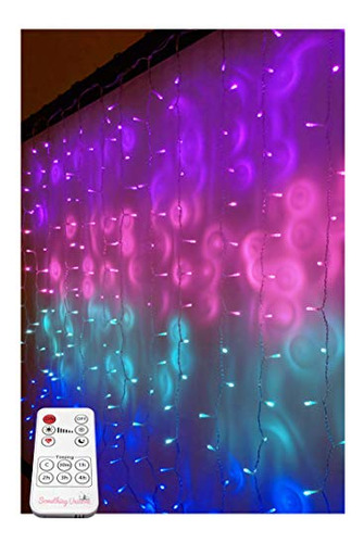 Algo Unicornio - Purple Ombre Led String Curtain Vfz5l