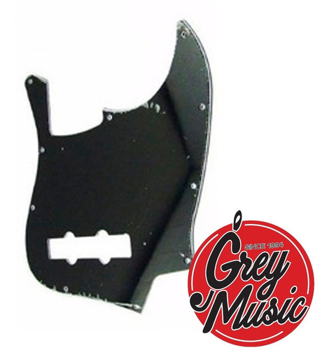 Pickguard Cool Parts Ptjb01 Negro Para Jazz Bass Tricapa