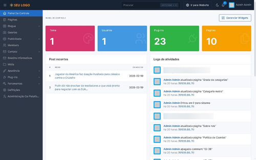 Sistema Para Site De Noticias E Blog