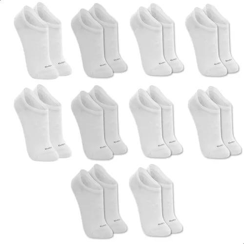 Kit 10 Pares Meia Lupo Sapatilha Soquete Invisivel Original