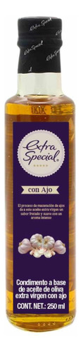 Condimento De Aceite De Oliva Extra Virgen Con Ajo 250ml