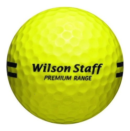 Pelota De Golf Wilson Driving - Range Color Amarillo