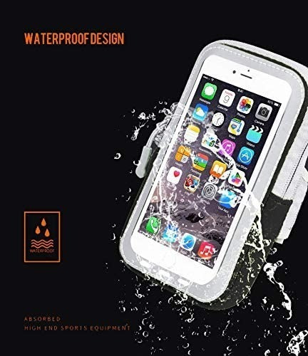 Imagen 6 de 10 de Funda Brazalete Porta Celular Correr Deportivo Gym Running