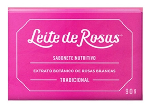 Kit C/12 Unidades - Sabonete Leite De Rosas 90g Tradicional