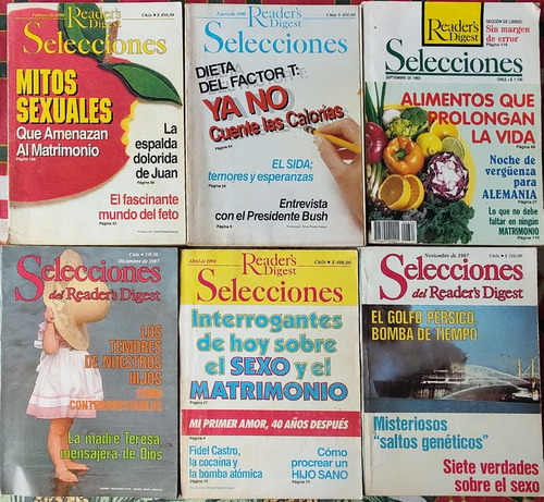 7 Selecciones Reader's Digest Año 1987--90-93(c52