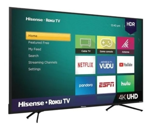 Imagen 1 de 5 de Tv Pantalla Hisense 75  Led 4k Smart Tv Con Roku Integrado