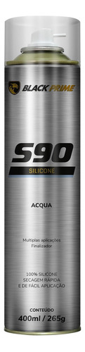 Silicone Aromatizado S90 Black Prime Acqua 400ml