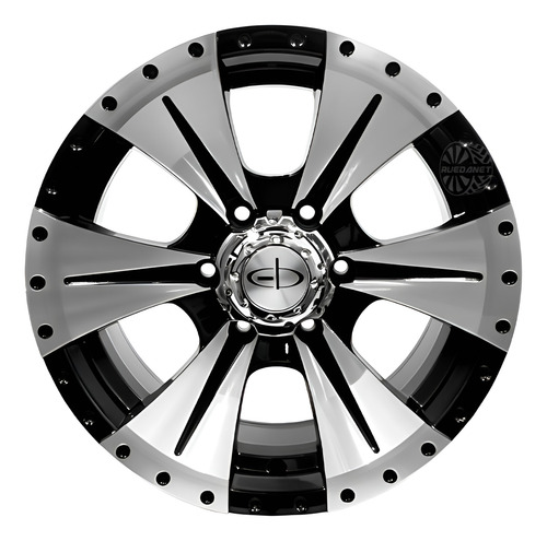 Llanta Deportiva Eb Usw9 R16x7 6x114,3 Frontier Alaskan Diamantado Negro