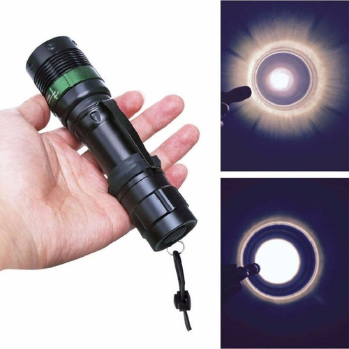 Lanterna Power Style Cree Led Police Recarregavel Tatica